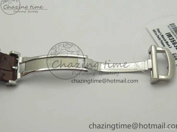 MIROTIME 0305 Portofino Automatic SS TWF 1:1 Best Edition Silver Dial Gold Markers on Brown Leather Strap A Bright 7203